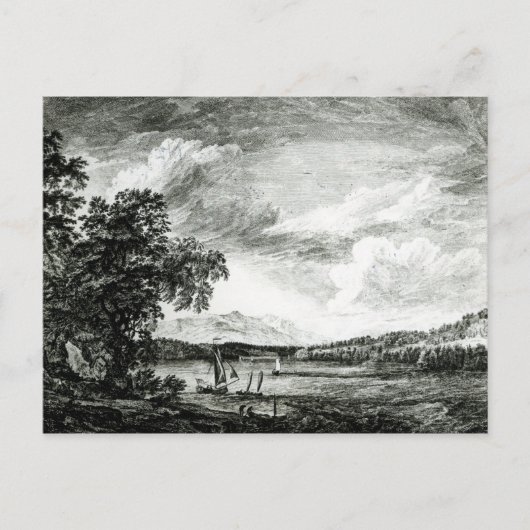Uitzicht van de Hudson rivier de Pakepsey Briefkaart (Voorkant)