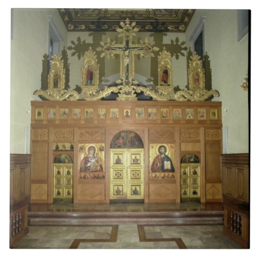 Uitzicht van de Iconostasis, 1641 (foto) (zie 1379 Tegeltje (Voorkant)
