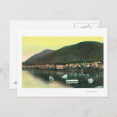 Uitzicht van de Indische stad Sitka, AK Briefkaart (Voorkant / Achterkant)