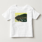 Uitzicht van de Indische stad Sitka, AK Kinder Shirts (Voorkant)
