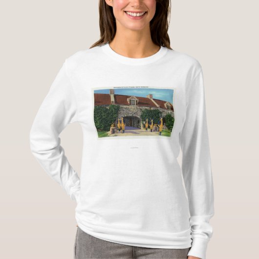 Uitzicht van de ingang van de Armes T-shirt (Voorkant)