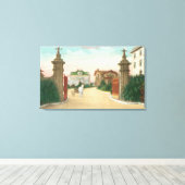 Uitzicht van de ingang van Presidio Terrace Canvas Afdruk (Insitu (Houten vloer))