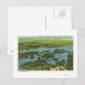 Uitzicht van de internationale brug briefkaart (Voorkant / Achterkant)