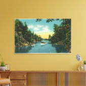 Uitzicht van de internationale Rift Canvas Afdruk (Insitu (Woonkamer))