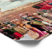 Uitzicht van de Isaac-brug Poster (Hoek)