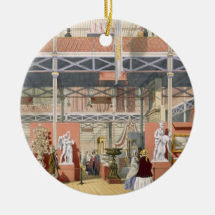 Uitzicht van de Italiaanse afdeling van de Grote t Keramisch Ornament