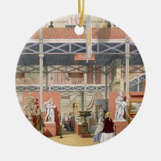 Uitzicht van de Italiaanse afdeling van de Grote t Keramisch Ornament (Voorkant)