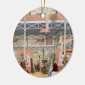 Uitzicht van de Italiaanse afdeling van de Grote t Keramisch Ornament (Links)