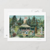Uitzicht van de Japanse Tea Garden Briefkaart (Voorkant / Achterkant)