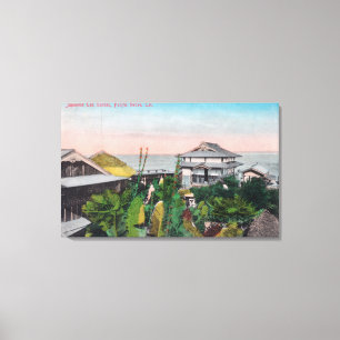 Uitzicht van de Japanse Tea Garden Canvas Afdruk