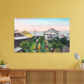Uitzicht van de Japanse Tea Garden Canvas Afdruk (Insitu (Woonkamer))