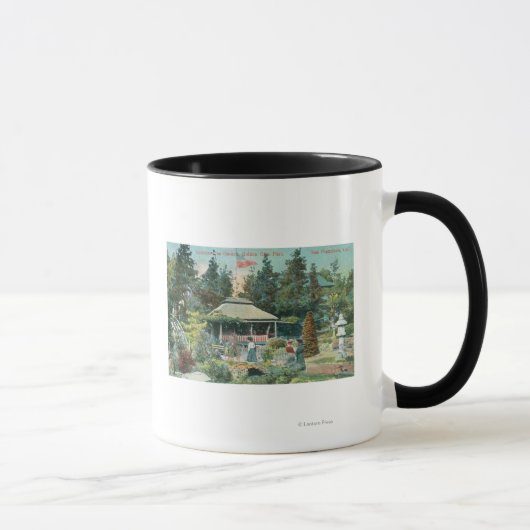 Uitzicht van de Japanse Tea Garden Mok (Rechts)