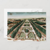 Uitzicht van de Jardin des Plantes Briefkaart (Voorkant / Achterkant)