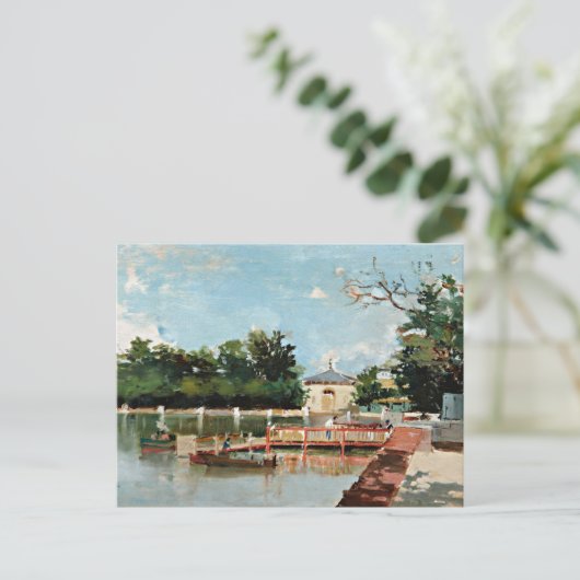 Uitzicht van de Jetty | Joaquín Sorolla Briefkaart (Staand voorkant)