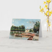 Uitzicht van de Jetty | Joaquín Sorolla Kaart (Gele Bloem)