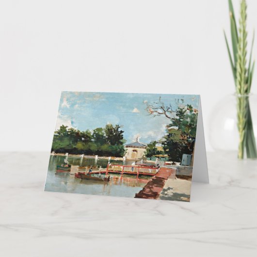 Uitzicht van de Jetty | Joaquín Sorolla Kaart (Voorkant)