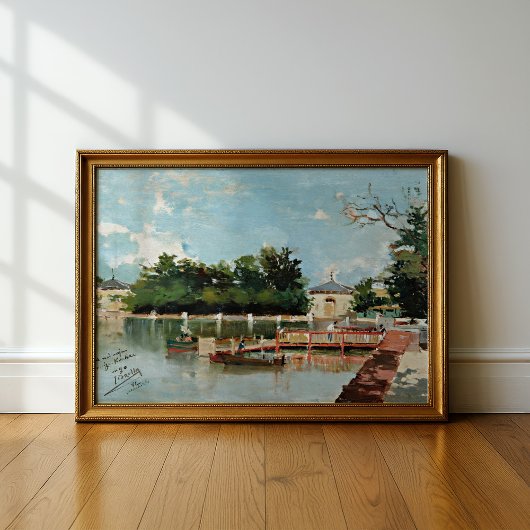 Uitzicht van de Jetty | Joaquín Sorolla Poster