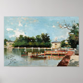 Uitzicht van de Jetty | Joaquín Sorolla Poster (Voorkant)