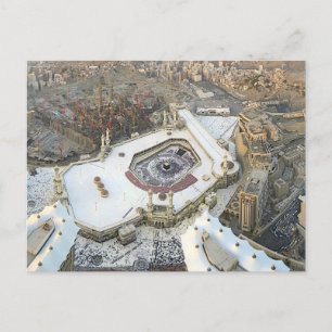 Uitzicht van de Ka'aba, Masjid al-Haram & Mekka Briefkaart