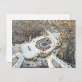 Uitzicht van de Ka'aba, Masjid al-Haram & Mekka Briefkaart (Voorkant / Achterkant)