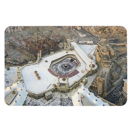 Uitzicht van de Ka'aba, Masjid al-Haram & Mekka Magneet (Horizontaal)