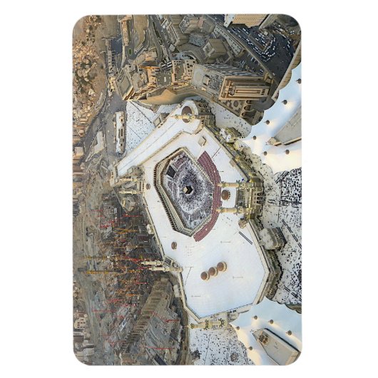 Uitzicht van de Ka'aba, Masjid al-Haram & Mekka Magneet (Verticaal)