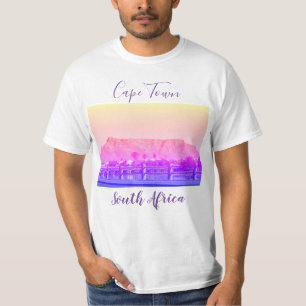 Uitzicht van de Kaapstad Landschap T-Shirt