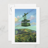 Uitzicht van de kanon Mt Tram Ascending Briefkaart (Voorkant / Achterkant)