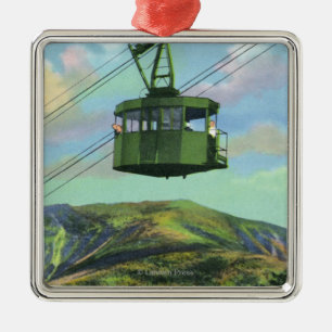 Uitzicht van de kanon Mt Tram Ascending Metalen Ornament