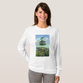 Uitzicht van de kanon Mt Tram Ascending T-shirt (Voorkant volledig)