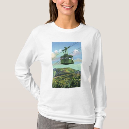 Uitzicht van de kanon Mt Tram Ascending T-shirt (Voorkant)