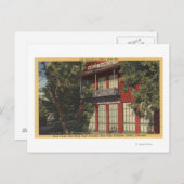 Uitzicht van de Kantoor Old Wells-Fargo (1855) Briefkaart (Voorkant / Achterkant)