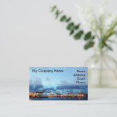 Uitzicht van de Kaohsiung Container Port op het ti Visitekaartje (Staand voorkant)