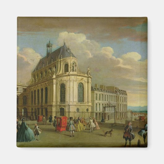 Uitzicht van de kapel van de Chateau de Magneet (Voorkant)