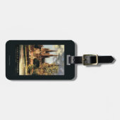 Uitzicht van de kathedraal van Lichfield Bagagelabel (Voorkant horizontaal)