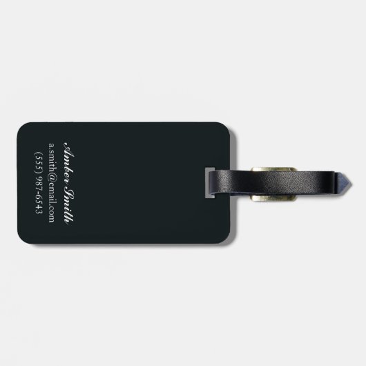 Uitzicht van de kathedraal van Lichfield Bagagelabel (Achterkant horizontaal)