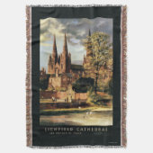 Uitzicht van de kathedraal van Lichfield Deken (Voorkant Verticaal)
