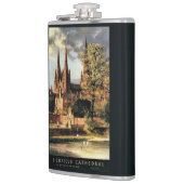 Uitzicht van de kathedraal van Lichfield Heupfles (Links)