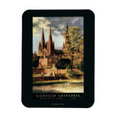 Uitzicht van de kathedraal van Lichfield Magneet (Verticaal)