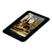 Uitzicht van de kathedraal van Lichfield Magneet (Linkerzijde)