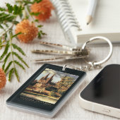 Uitzicht van de kathedraal van Lichfield Sleutelhanger (Voorkant Rechts)