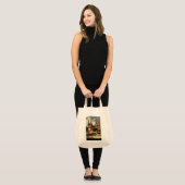 Uitzicht van de kathedraal van Lichfield Tote Bag (Voorkant (model))