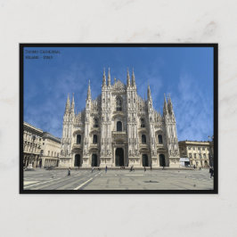 Uitzicht van de kathedraal van Milaan - foto - Ita Briefkaart