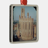 Uitzicht van de kathedraal van Sainte-Cecile Metalen Ornament (Rechts)