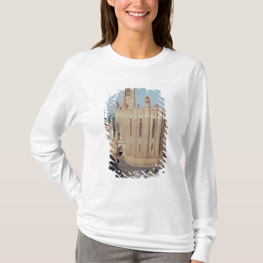 Uitzicht van de kathedraal van Sainte-Cecile T-shirt (Voorkant)
