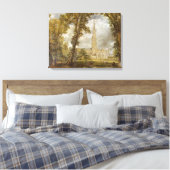 Uitzicht van de kathedraal van Salisbury (door Joh Canvas Afdruk (Insitu (Slaapkamer))