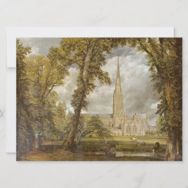 Uitzicht van de kathedraal van Salisbury (door Joh Kaart
