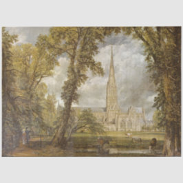 Uitzicht van de kathedraal van Salisbury (door Joh Tissuepapier