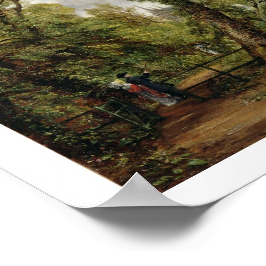 Uitzicht van de kathedraal van Salisbury van de bi Poster (Hoek)