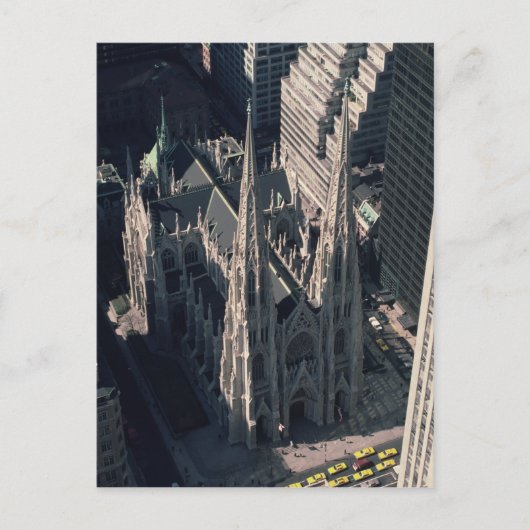 Uitzicht van de kathedraal van St. Patrick Briefkaart (Voorkant)